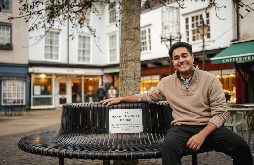 Vinay in Abingdon Town Centre